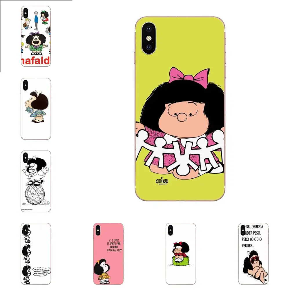 

Cartoon Mafalda Girl For Xiaomi Redmi Note 2 3 3S 4 4A 4X 5 5A 6 6A Pro Plus Soft TPU Fashion Cell Case