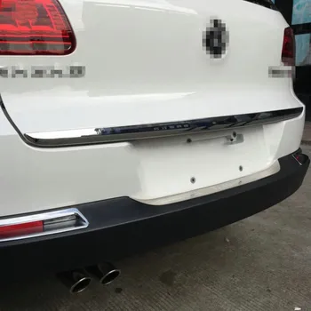 

1 PC Stainless Steel Car Rear Trunk Lid Cover Trim Tail Gate Protector Cover Trims For Volkswagen Tiguan 2010 Car Styling