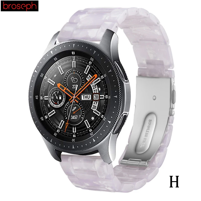 H Быстросъемный резиновый ремешок Bip Amazfit 20 мм 22 мм ремешок для часов для samsung gear S2 S3 Galaxy Watch 42 мм браслет на пояс - Цвет ремешка: H