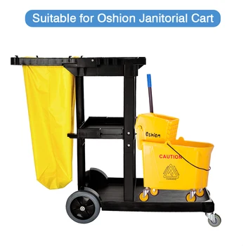 

Wavebrake Mopping System Bucket and Side-Press Wringer Combo, 36L 34Quart 9.5Gallon Yellow