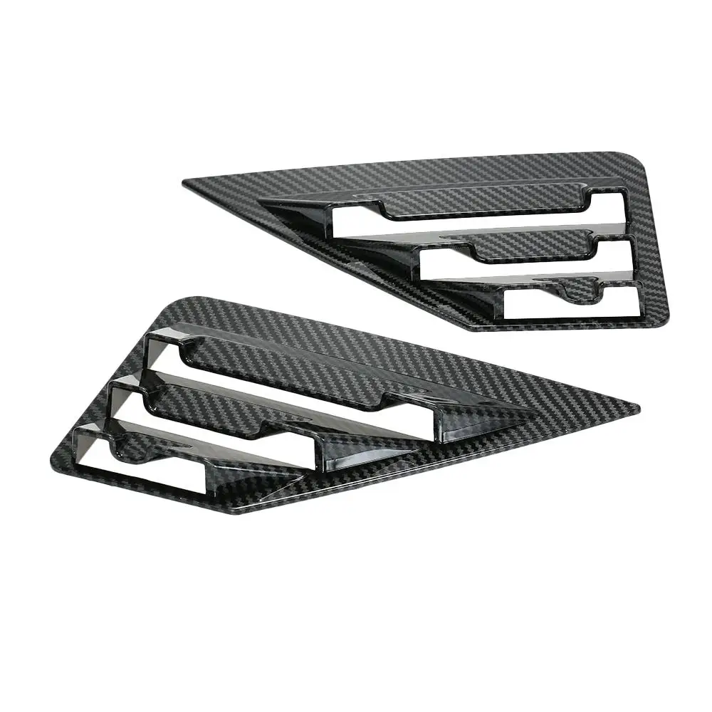 

2PCS Car ABS Rear Window Louvers Shutters Cover Trim For Toyota C-HR CHR 2016 2017 2018 2019 Automoble styling Accessories