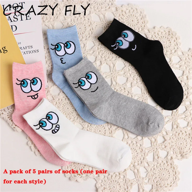 Магазин CRAZY FLY милые носки с героями мультфильмов женские хлопковые рисунками