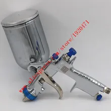 Импортные W101 134 г hvlp ручной пистолет-распылитель W-101 распылительный окрашивающий пистолет пластиковый бак 0,8/1,0/1,3/1,5/1,8 мм