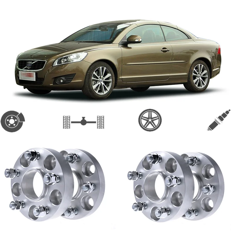 Teeze 4 шт. 5X108 63.4CB 25 мм толщиной Hubcenteric колесные Распорки адаптеры для Volvo