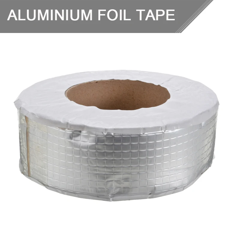 

10m Aluminum Foil Adhesive Tape Waterproof Duct Tape Repair Crack Thicken Butyl Waterproof Tape Home Renovation Tools