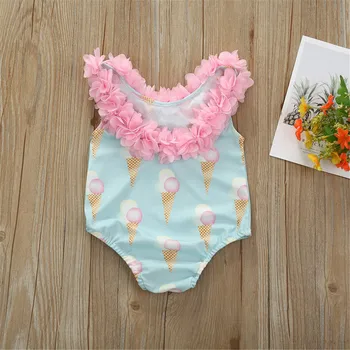 

Newborn Toddler Kids Baby Girl Swimwear Swimsuit Flamingo Bathing Suit Beachwear