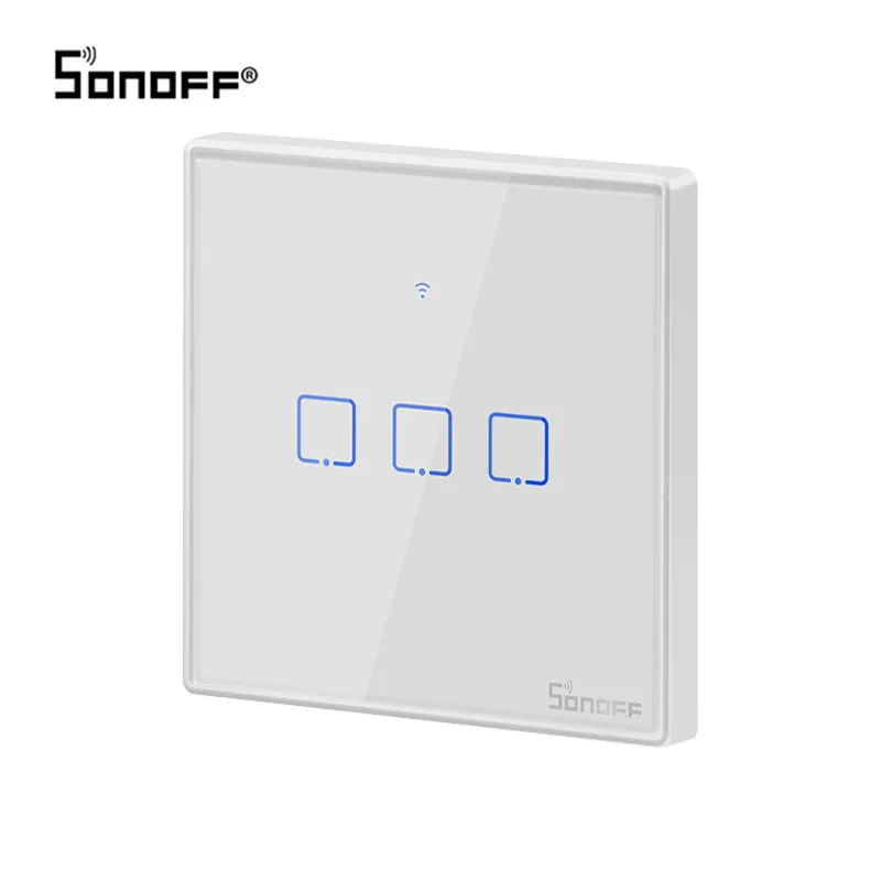 Sonoff WiFi настенные умные переключатели с 3 бандами RF/Голосовое управление Alexa Совместимость беспроводной умный дом Sonoff домашней автоматизации