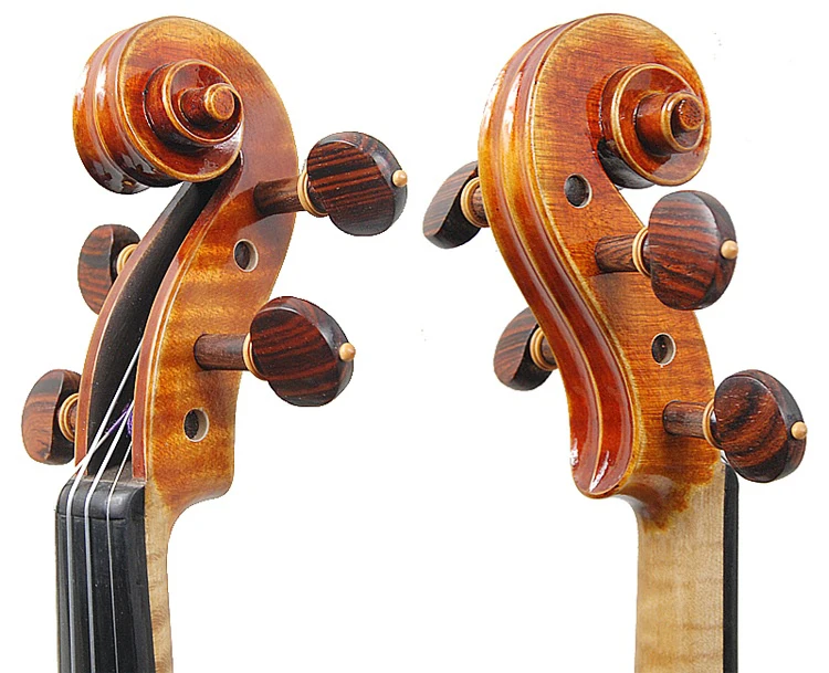 Strong tone！ Italian retro Oil Varnish Handmade Violin 4/4 Stradivarius Professional playing solo violin With case
