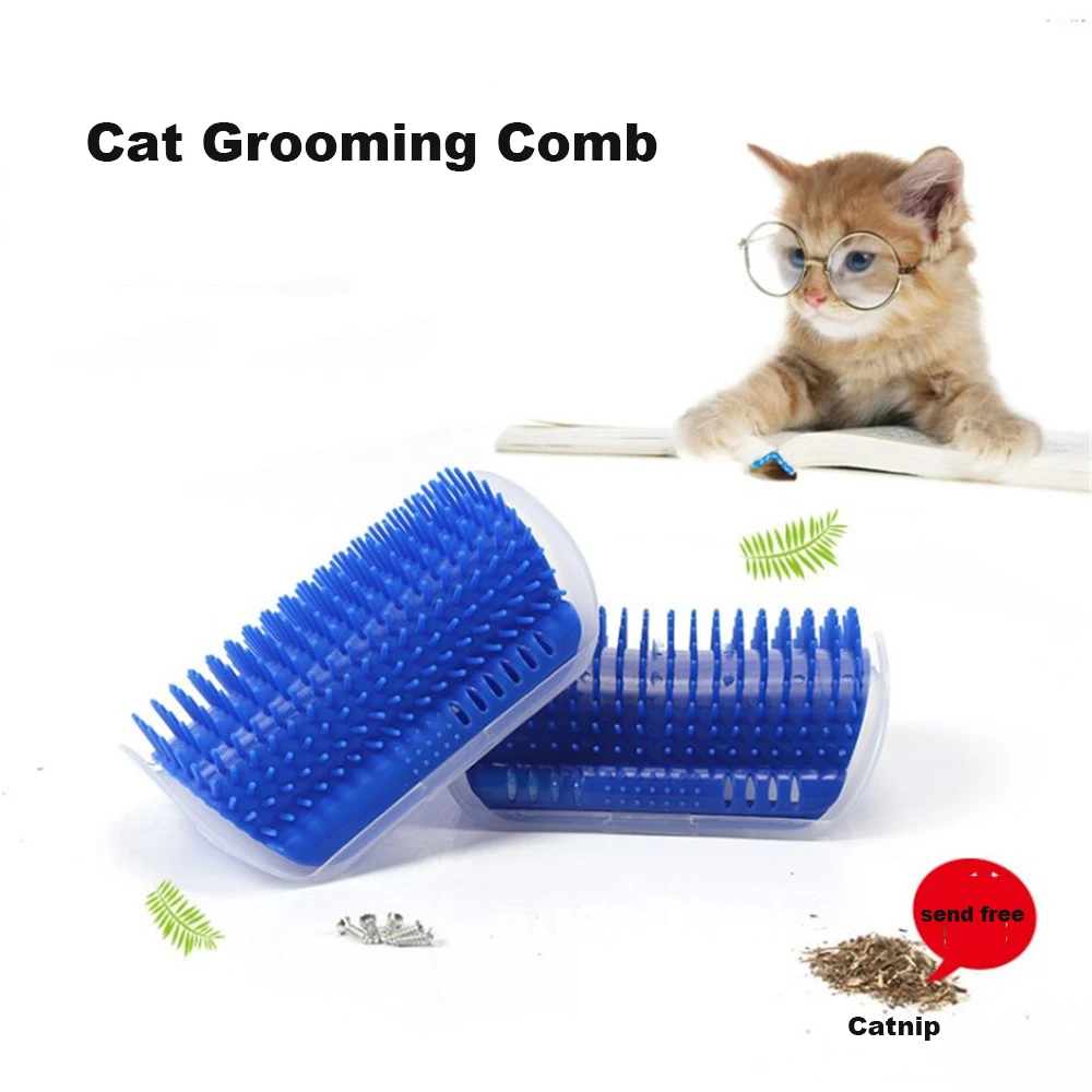 Pet Cat Self Groomer For Cat Grooming Tool Hair Removal Comb Dogs Cat Brush Hair Shedding Trimming Massage Device With Catnip Pet Cat Self Groomer For Cat Grooming Tool Hair Removal Comb Dogs Cat Brush Hair Shedding Trimming Massage Device With Catnip