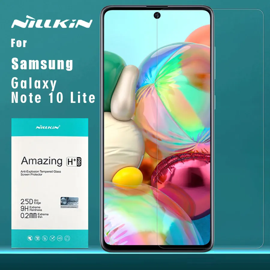 

for Samsung Galaxy Note 10 Lite Tempered Glass Nillkin Screen Protector 9H+ Pro Amazing Clear Glass Film for Note 10 Lite Glass