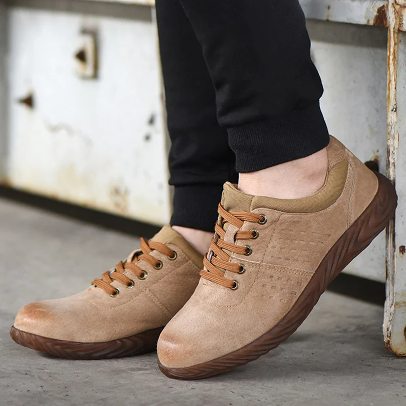 

Men's Breathable Protective Shoes Wear-resistant Anti-smashing Anti-piercing Work Protective Shoes O66