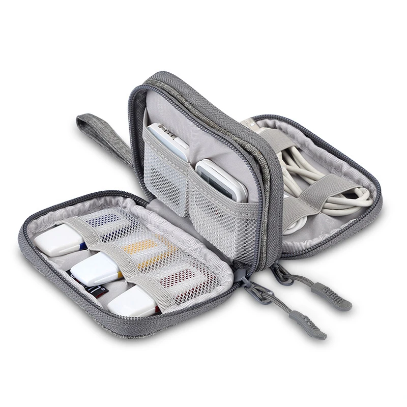 

Travel Digital Storage Bag USB Data Cable Organizer Earphone Wire Bag Power Bank Travel Kit Case Pouch Electronics Accessories