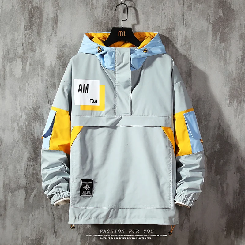 Men's Jacket Fashion Spring Autum Casual Streetwear Hoodie Jacket Men Waterproof Clothes Mens Windbreaker Coat Male Outwear Men's Jacket Fashion Spring Autum Casual Streetwear Hoodie Jacket Men Waterproof Clothes Mens Windbreaker Coat Male Outwear
