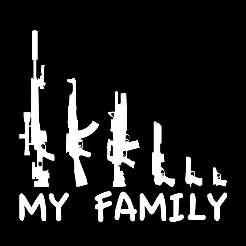 

Car Stickers My Gun Cartoon Fun PVC Car Stickers Motorcycle Decals 20x18.2cm