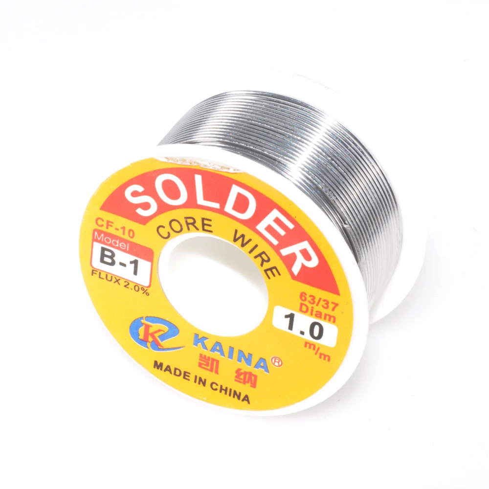 100G Rosin Solder Wire Tin B-1 63/37 CF-10 Flux 2.0% 0.5/0.6/0.8/1.0/1.2/1.5/2.0mm Welding Soldering Iron Cord Reel soldering wire soldering tin wire welding wires