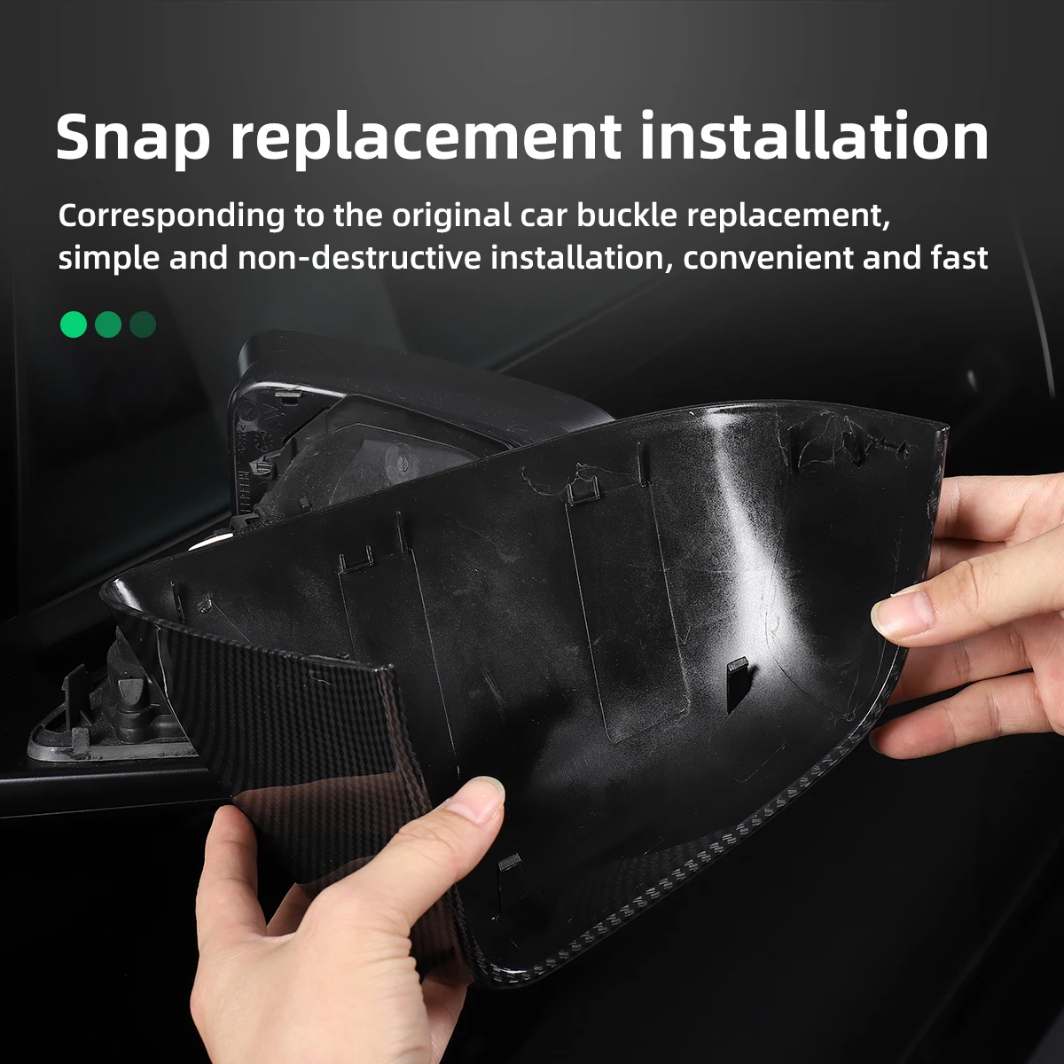 Für Tesla Model 3 Model Y Auto Rückspiegel Abdeckung Auto Exterior Zubehör  ABS Tür Seite Rückspiegel Shell Ersatz