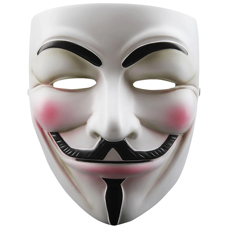 FashionV for Vendetta анонимным Гай Фокс смолы Косплэй маска Детский костюм для вечеринок