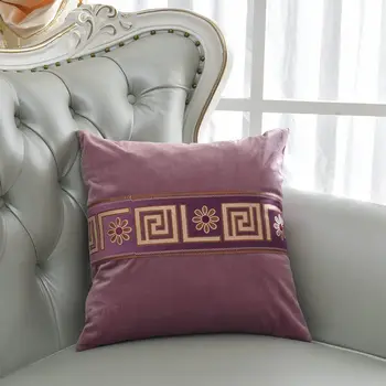 

Fyjafon Pillowcase 60x60 Velvet Cushion Cover Decorative Pillow Case Hotel Living room Blue Pillowcases machine washable