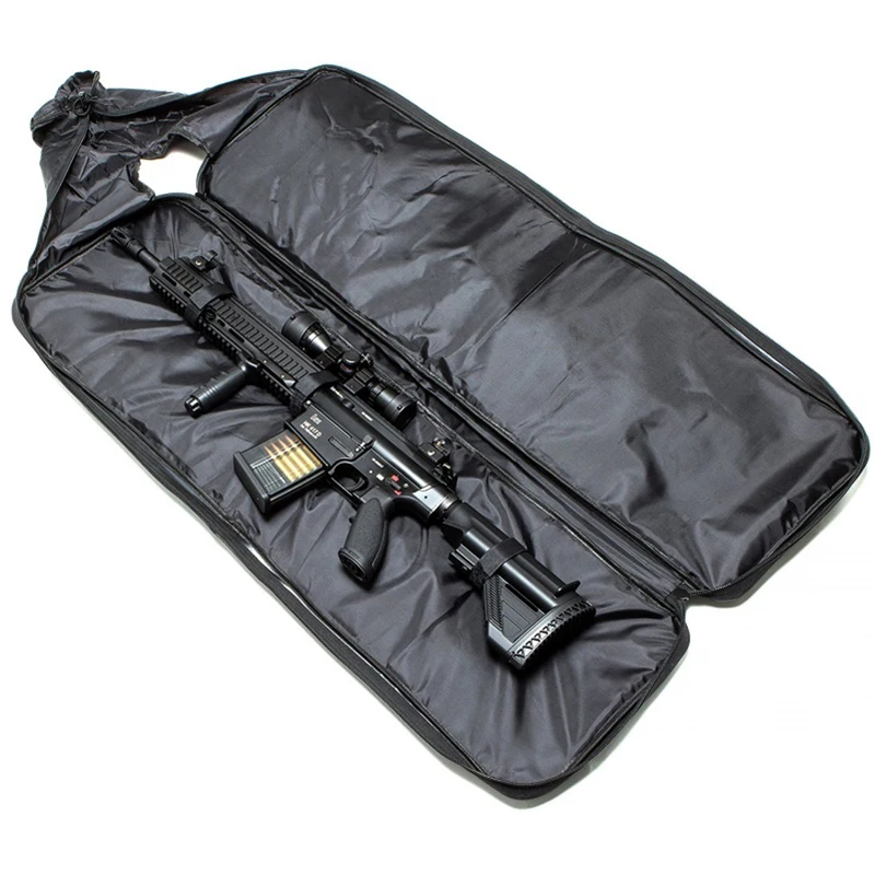 Tactical Hunting Rifle Case 100cm 1M Military Outdoor Nylon Bag Double Carbine Gun Case Backpack Shooting Airsoft Rifle Bags