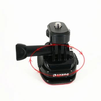 

360 Curved / Flat Surface + Adhesive Mount + 1/4 Screw Adapter for Sony HDR AS50R AS30V AS20 AS15 AS200V AS100V as VCT-AM1