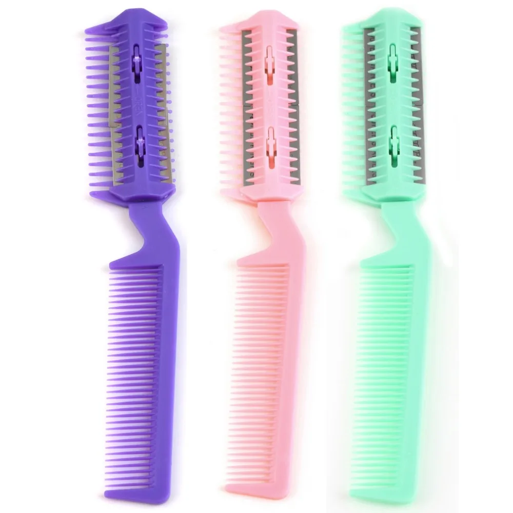

1 pc Multi-Functional Professional Home DIY Hair Razor Comb Hairdressing for Shaping Layering and Trimming Hair Drop shipping