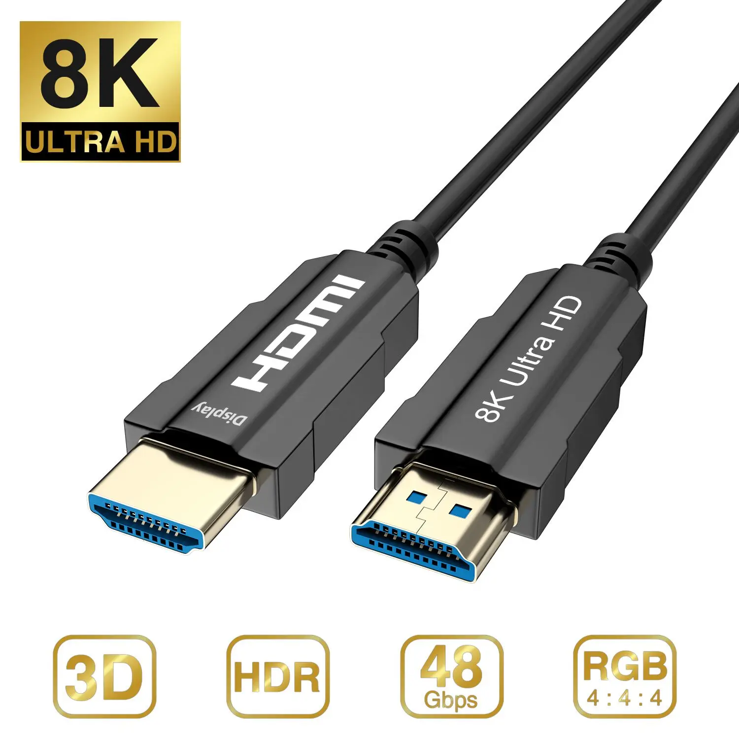 

Optical Fiber hdmi Cable 8k@60Hz computer TV notebook connected projector display singal HDR RGB4:4:4