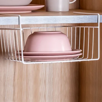 

Under The Table Hanging Racks Closet Finishing Layered Partition Storage Rack Kitchen Storage Holders Office Desk Portable Rack