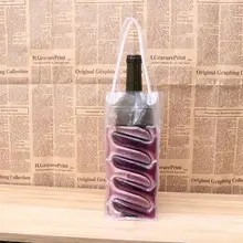 Двусторонняя сумка для морозильной камеры для винных бутылок, портативный охлаждающий холодильник, сумка для льда, охлаждающий гелевый держатель для пива, сумка для охлаждения винных бутылок