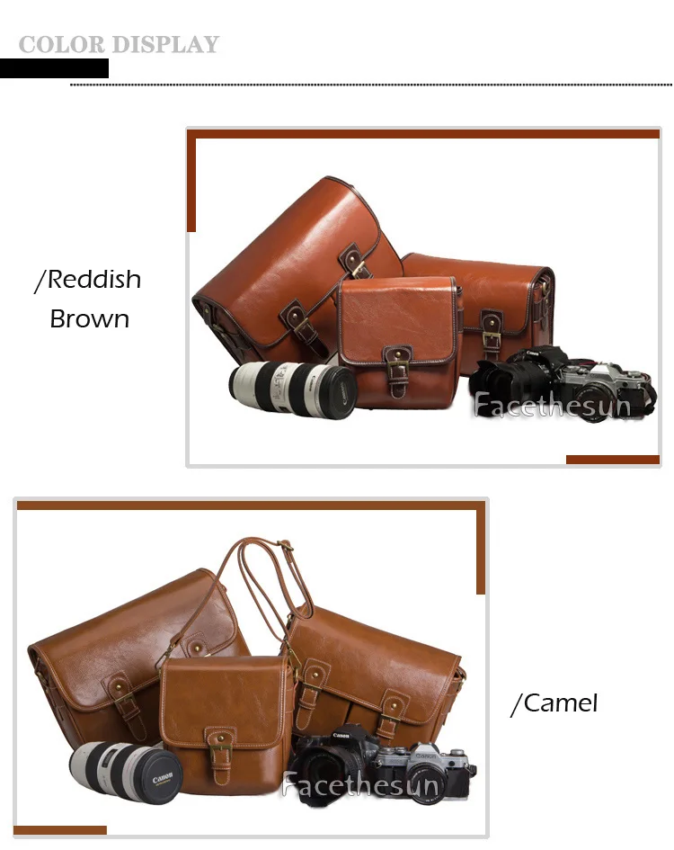 PU Leather vintage camera shoulder bag YYOld -5