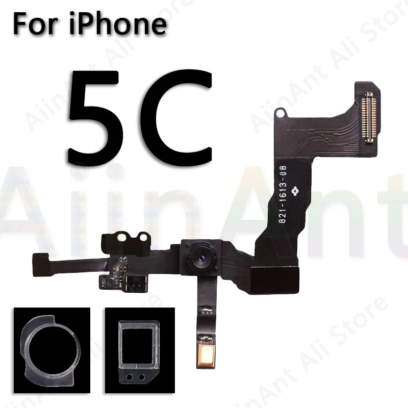 Оригинальная маленькая фронтальная камера для iPhone 5S, se 5C 5 6 6s Plus датчик приближения фронтальная камера гибкий кабель для телефона запасные части - Цвет: For iPhone 5C