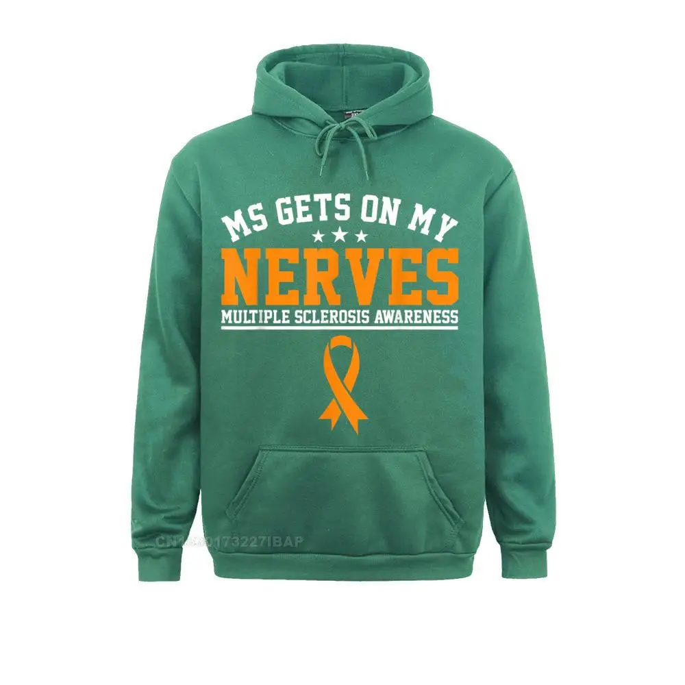 thumbnail image 1 of La esclerosis múltiple me pone de los nervios Cupones para camisetas de concienciación sobre la EM Sudaderas para mujer Sudaderas con capucha alocadas Ropa deportiva cómoda, 1 of 5
