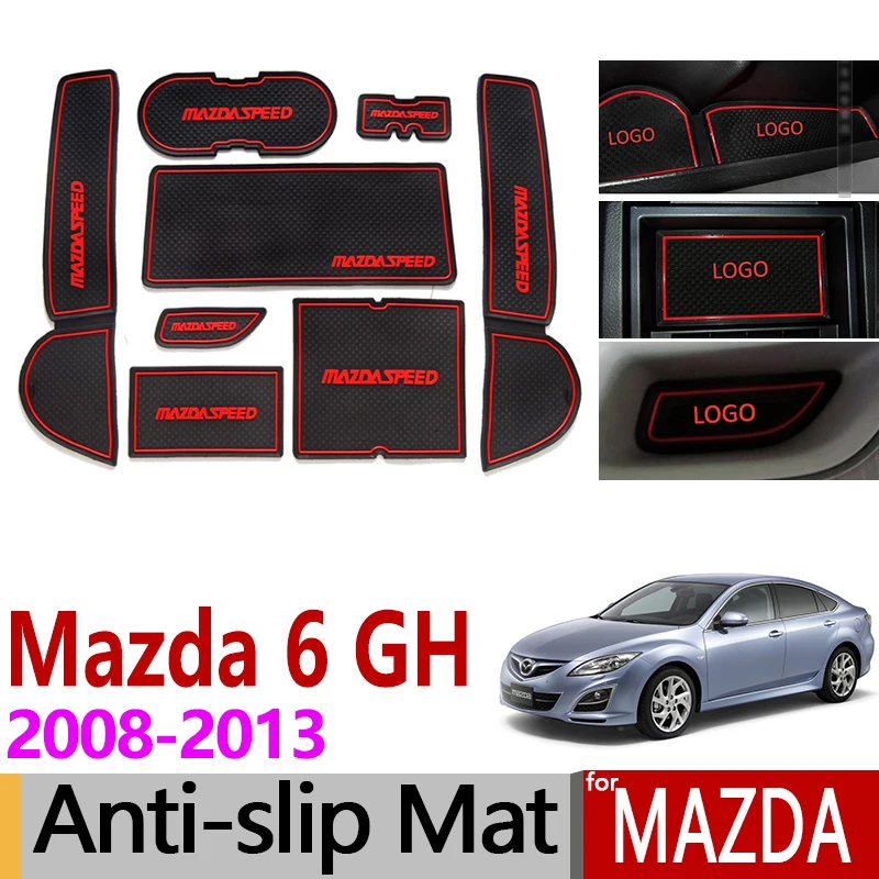 Противоскользящие резиновые коврики для Mazda 6 2008 ~ 2013 GH карманов 2009 2010 2011 2012 седан