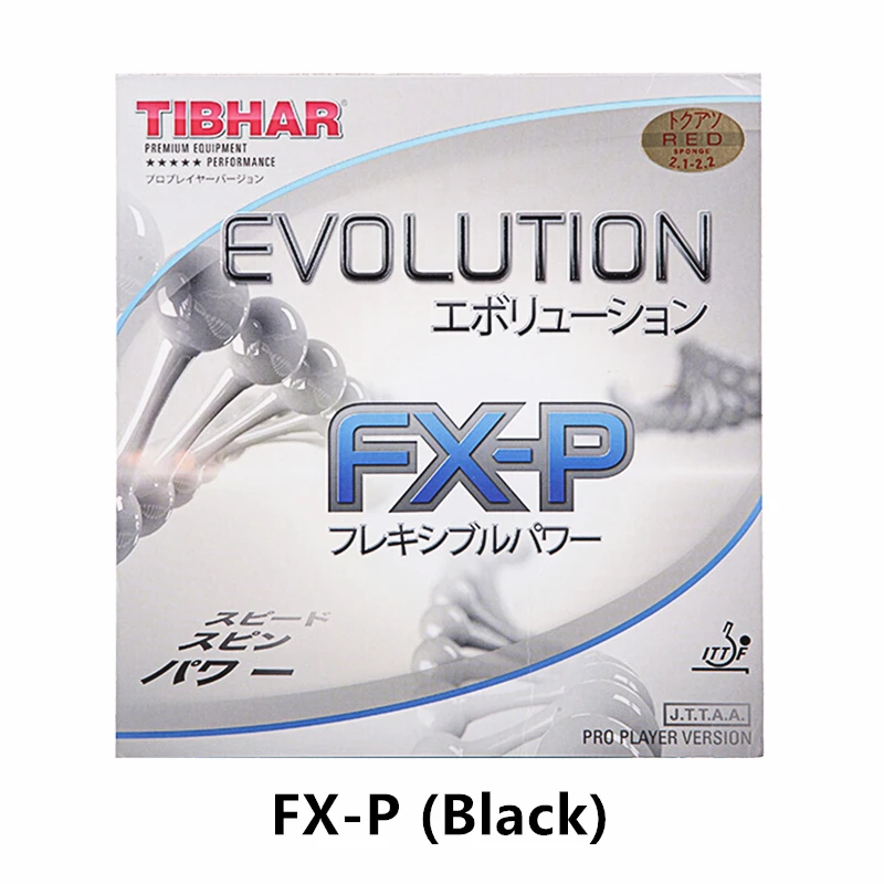 TIBHAR Эволюция MX-P EL-P FX-P от угревой сыпи с губчатая резина на ракетки для настольного тенниса пинг понг tenis de Меса - Цвет: FX-P Black