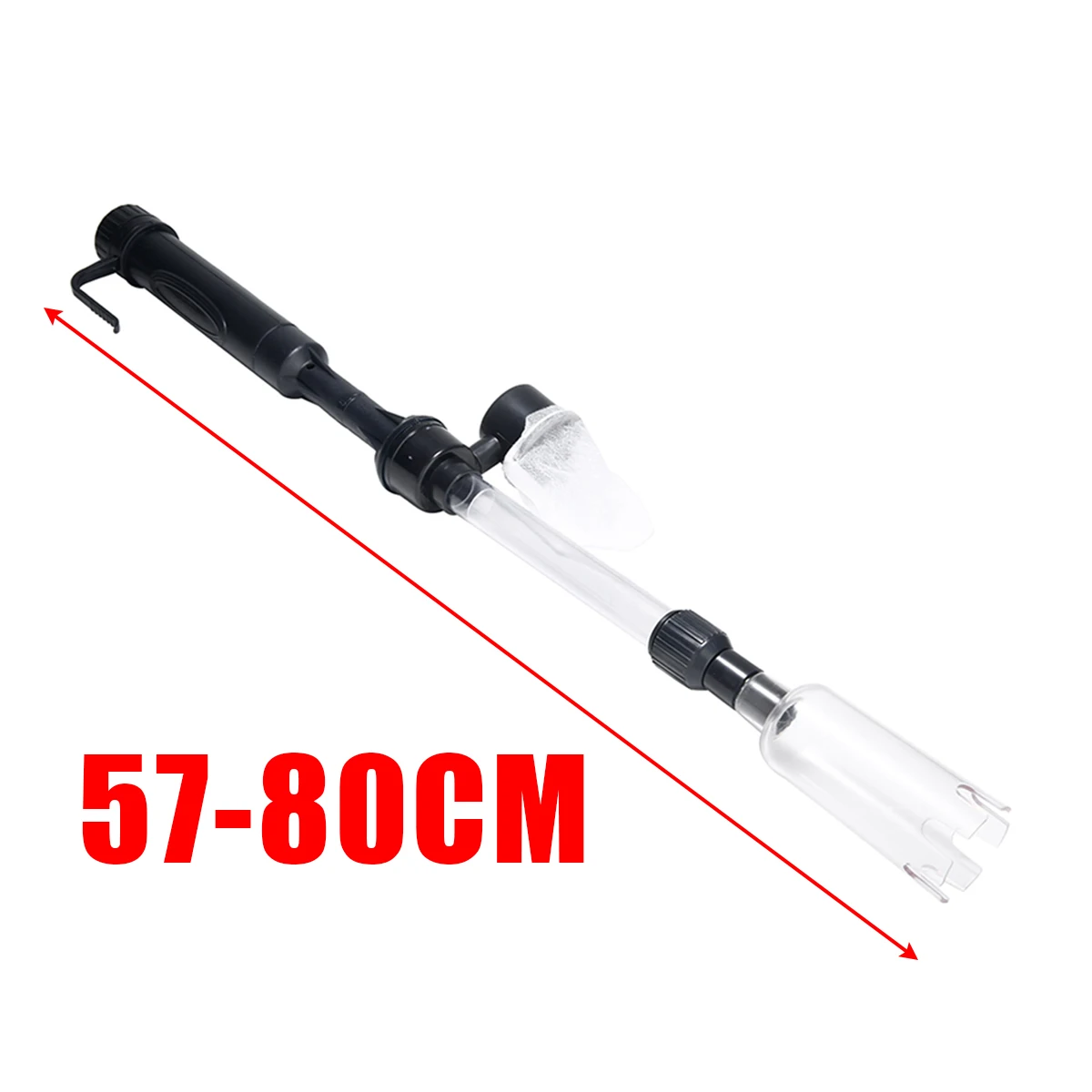 Aquarium Battery-Powered Gravel Cleaner Fish Tank Siphon Vacuum Water Change