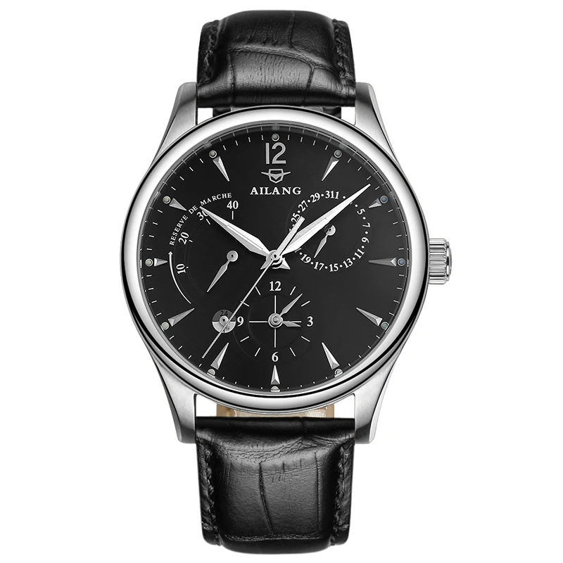 

AILANG 5809 Switzerland watches men luxury brand automatic mechanical watch multi-function Three eyes luminous men's watch