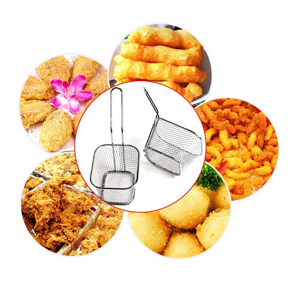 Корзина из нержавеющей стали для жарки курицы 1/2 шт.|Дуршлаги и сита| |