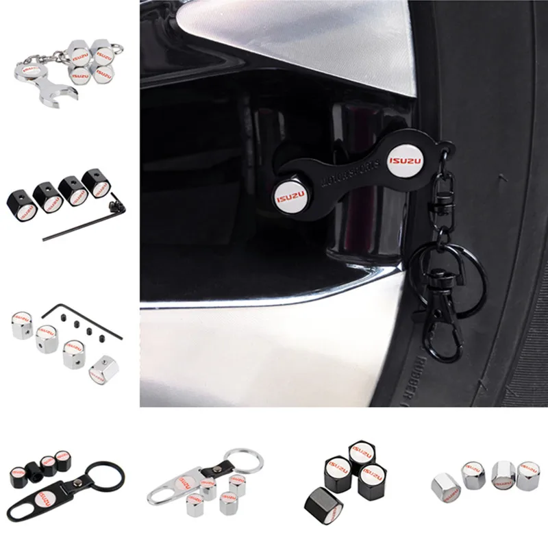 Для Isuzu Npr Elf Trooper D-MAX Rodeo Bighorn Dmax 4jx1 4jj1 4hf1 автомобильный Стайлинг Авто колеса диски стикер шины клапан стволовых воздушных колпачков