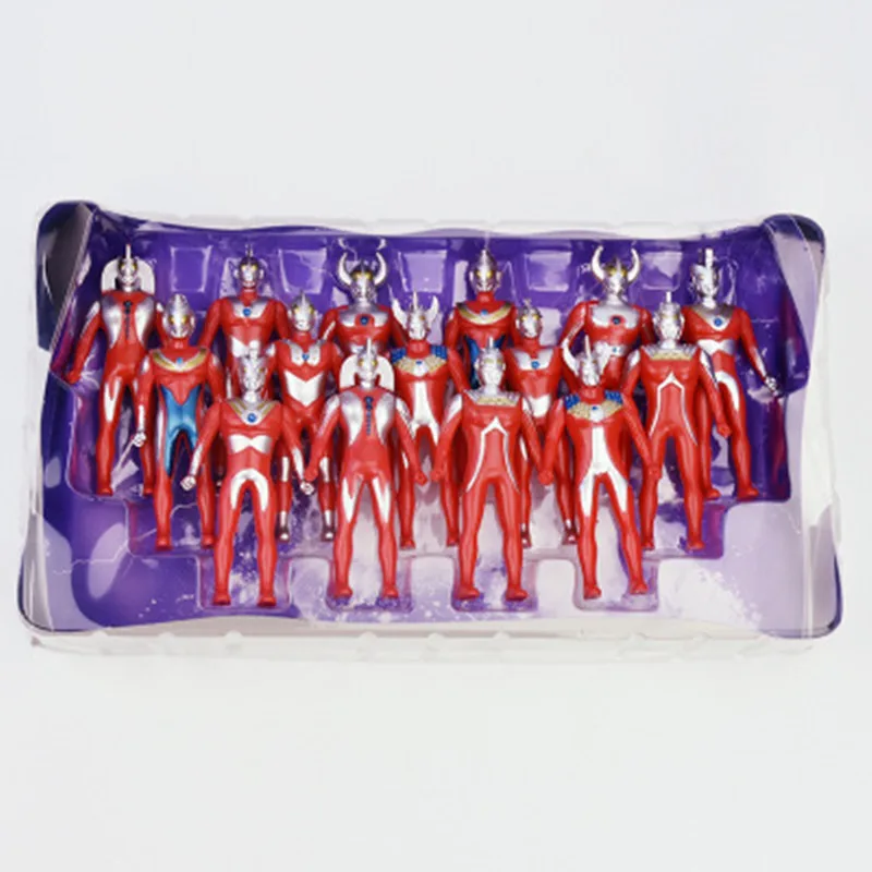 

Ultraman Superman Toy 15 of Gift Set Children Stall Altman Toy Manufacturers Wholesale Educational Men And Women