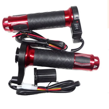 

1 Pair Scooter Replacement Heated Driving Outdoor Cover Winter Motorcycle Hand Grips Cycling Accessories Aluminum Alloy Warm