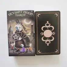 Nowe karty tarota deck oracles tajemnicze wróżby deviant moon Tarot karty dla kobiet dziewczynki gra karciana gra planszowa tanie tanio CN (pochodzenie)