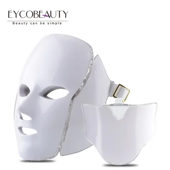 

Led beautifying instrument, seven face color spectrometer, skin mask, instrument with neck mask, Photorejuvenation instrument.