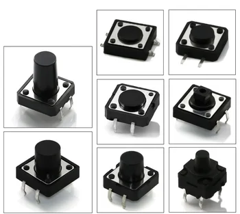 

20PCS PCB Tactile Tact Push Button Switch DIP 4pin Micro switch 12*12*4.3/5/6/7/8/9/10/11/12 MM 12X12X4.3MM 5MM 6MM 7MM 8MM 9MM