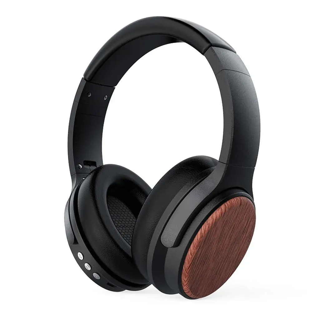 

Fanshu Wireless Active Noise Cancelling Bluetooth Headphones Over Ear Folding Deep Bass Headset With Built-in Mic Wired Mode