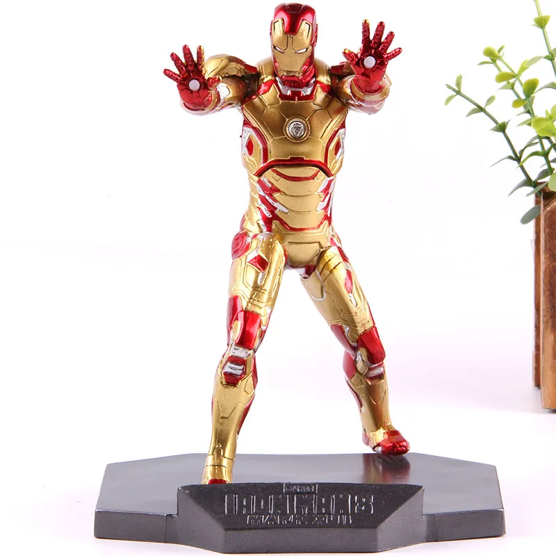 Железный человек 3 1/10 масштаб Marvel MK42 Mark 42 XLII Мстители Железный человек фигурка ПВХ Коллекционная модель игрушки
