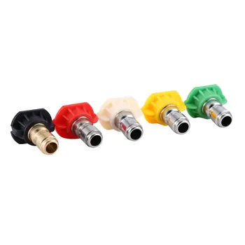 

5pcs Pressure Washer Gun Washer Nozzle High Pressure Water Gun Irrigation Spray Nozzles Water Spray Tip