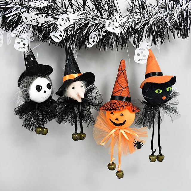 Lindo Carro De Bruxa Hangings, Árvore De Natal Do Dia Das Bruxas, Decoração  De Casa Boneca, DIY Pingente Ornamentos, Figurinha De Halloween - AliExpress