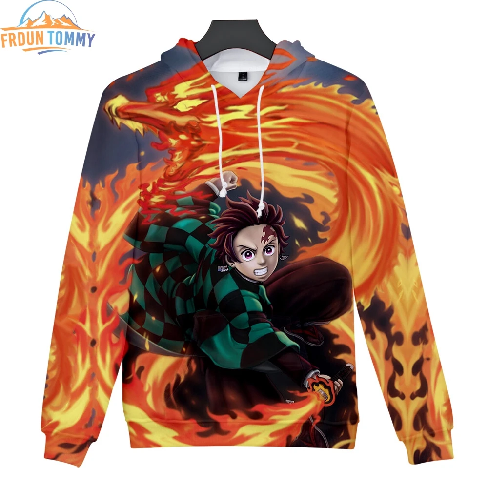 Kimetsu no Yaiba, худи с 3D принтом, повседневный стиль, одежда для женщин/мужчин, Повседневная 3D одежда, тонкая,, горячая Распродажа, удобная, с капюшоном