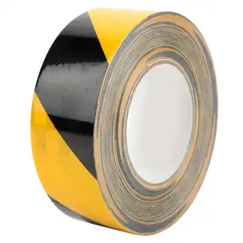 

Black Yellow Highlight Reflective Safety Warning Self-Adhesive Tape Sticker 50mm x 25m Reflective Tape