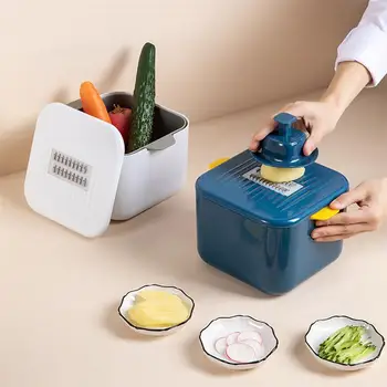 

Multifunction Vegetable Crusher Manual Vegetable Cutter Stainless Shredder Kitchen Gadgets