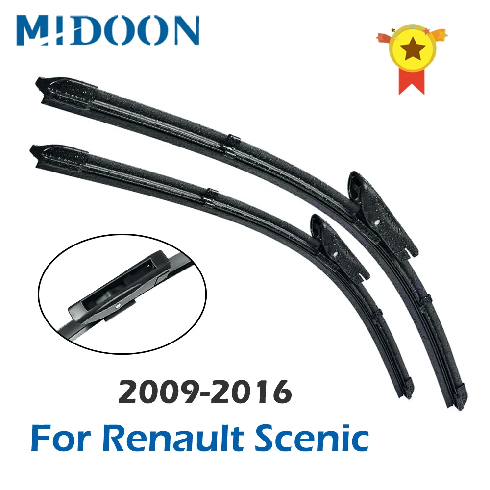 MIDOON стеклоочистителей для Renault Scenic III 30 &quotи 26&quot подходит штык руки 2009 2010 2011 2012 2013